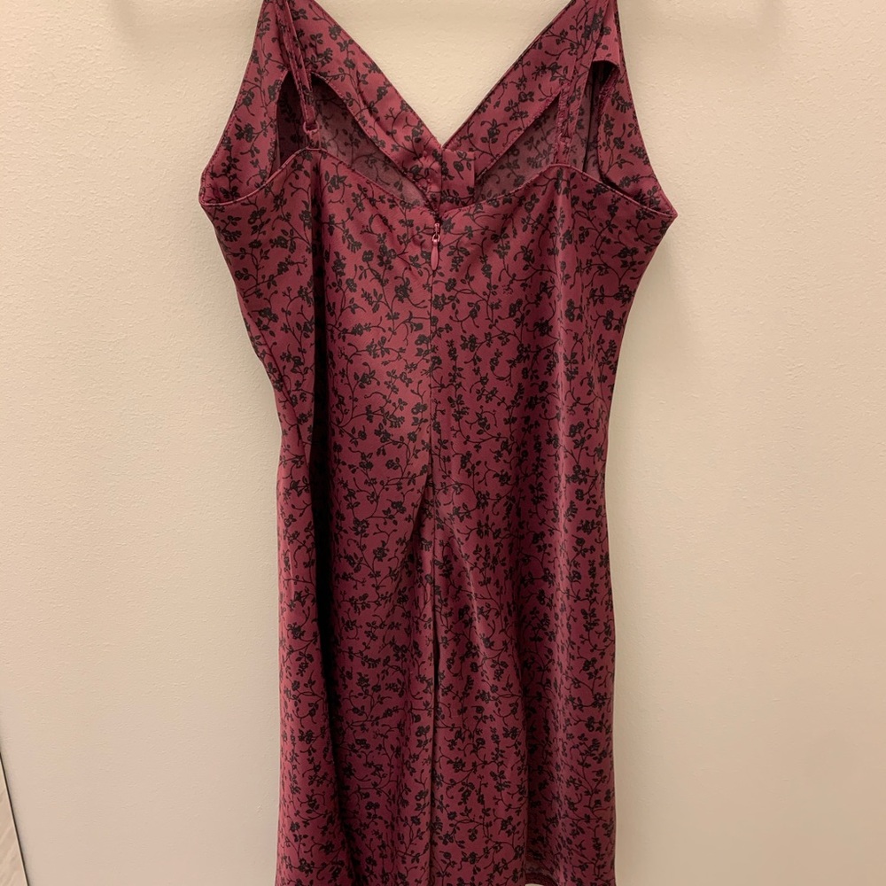 pink floral dress